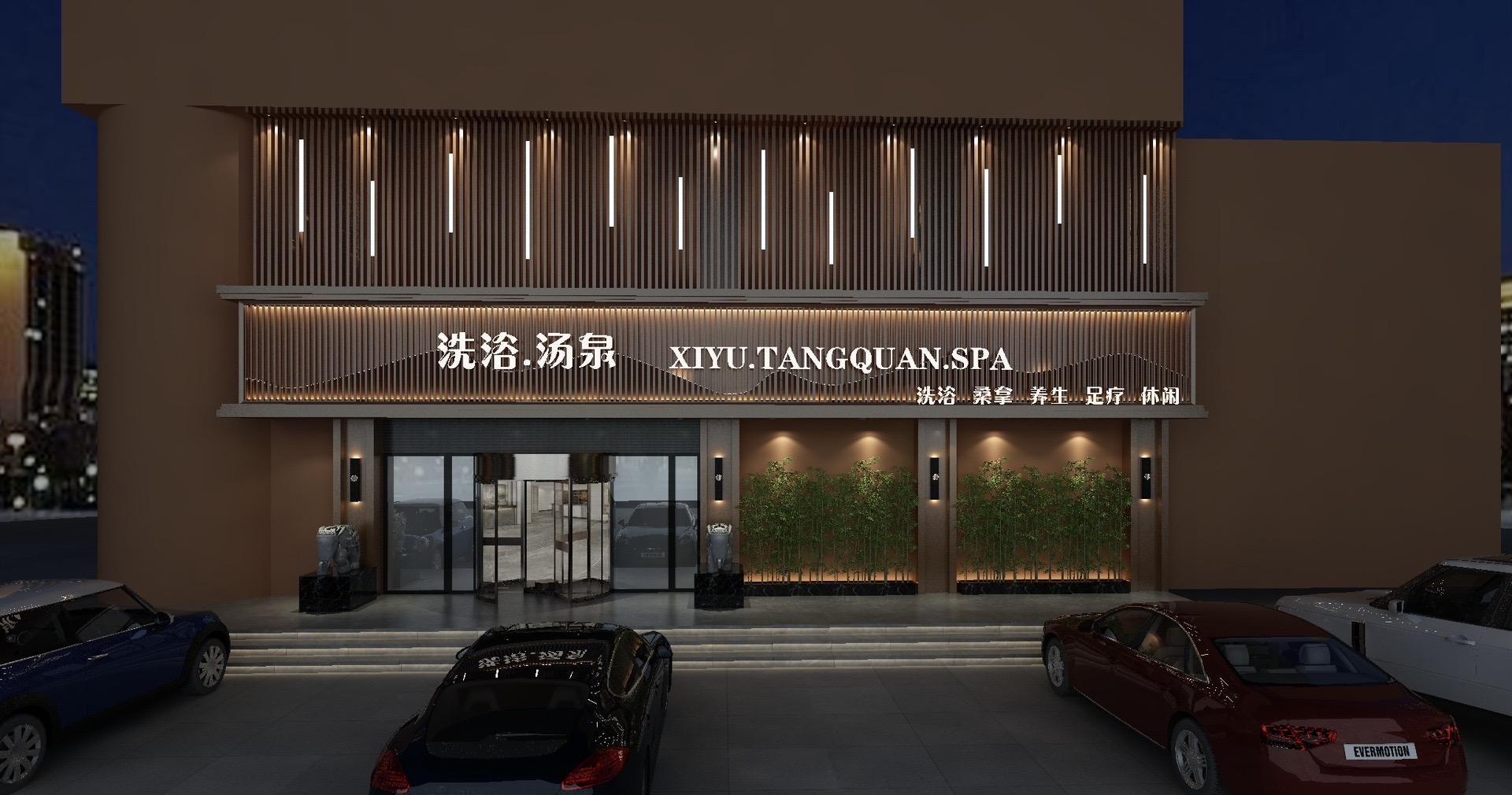 美容养生会所 新中式餐饮店门头 头疗采耳馆 美容SPA 火锅店 饭店门头 食品小吃 百货店 古城老街 步行街 门头设计 广告招牌效果图 店铺 ...